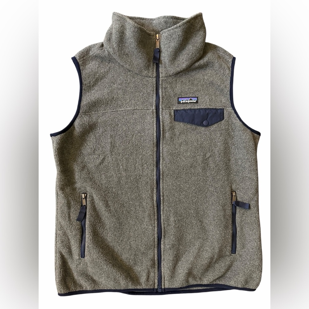 Patagonia Synchilla Women’s Medium Gray Fleece Vest